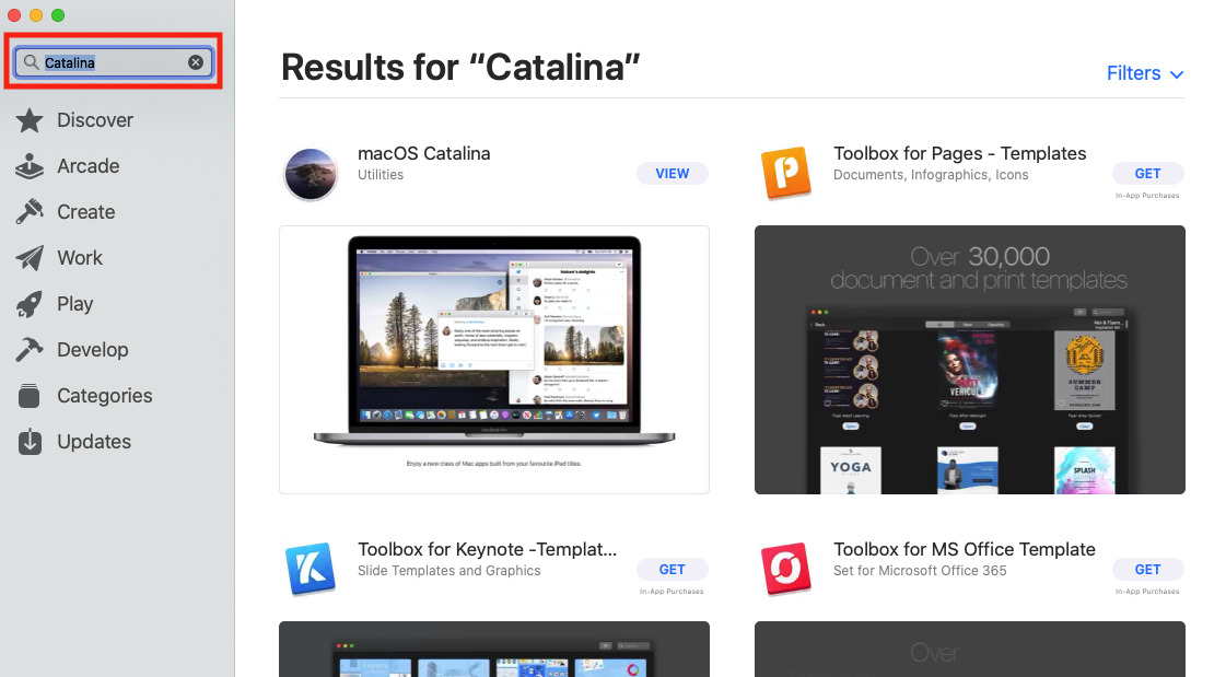 Apple store catalina download for laptop