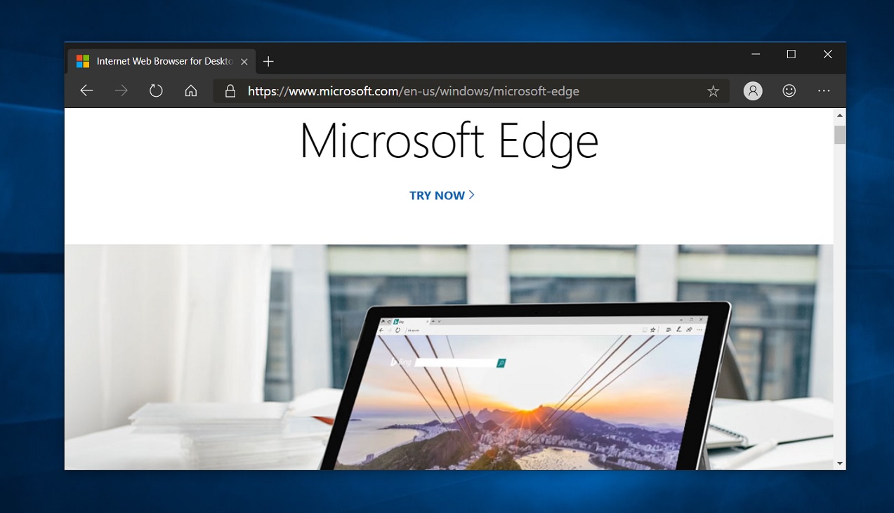 Microsoft edge scrolling sideways